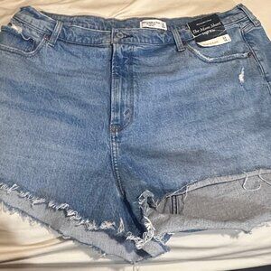Abercrombie & Fitch The Mom Short High Rise size 26